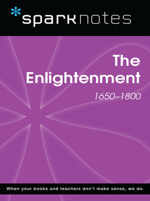 cover image of The Enlightenment (1650-1800) (SparkNotes History Note)